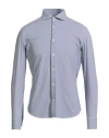Caliban Man Shirt Navy Size 15 ¾ Polyamide, Elastane In Blue