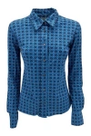 Caliban Shirts Blue/light Blue
