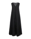 Caliban Woman Maxi Dress Black Size 8 Cotton In Black