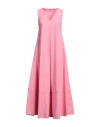 Caliban Woman Maxi Dress Pink Size 6 Cotton