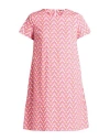 Caliban Woman Midi Dress Fuchsia Size 12 Cotton, Elastane In Pink