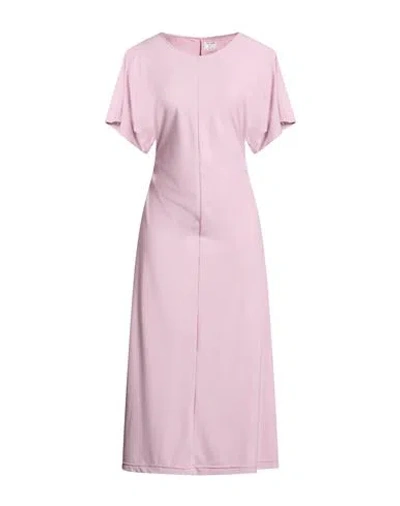 Caliban Woman Midi Dress Pink Size 4 Polyamide, Elastane