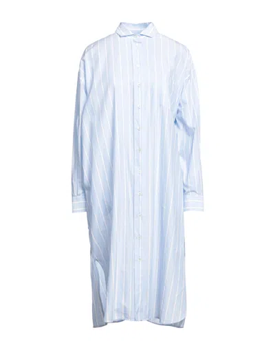Caliban Midi Dresses In Blue