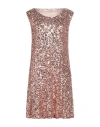 Caliban Woman Mini Dress Antique Rose Size 8 Polyester, Elastane In Pink