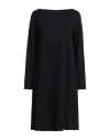 Caliban Woman Mini Dress Black Size 6 Viscose, Nylon, Elastane