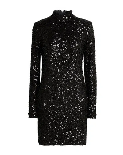 Caliban Woman Mini Dress Black Size 8 Polyester, Elastane