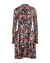 Caliban Woman Mini Dress Dark Green Size 6 Viscose, Elastane In Green
