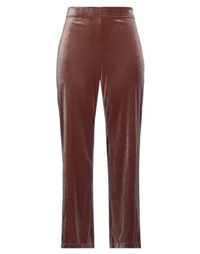 Caliban Woman Pants Khaki Size 10 Polyester, Elastane In Beige