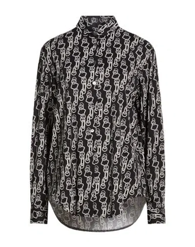 Caliban Woman Shirt Black Size 12 Polyamide, Elastane