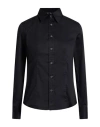 Caliban Woman Shirt Black Size 14 Polyamide, Metallic Polyester, Elastane In Black