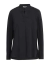 Caliban Woman Top Black Size 4 Cotton, Polyamide, Elastane In Black