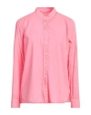 Caliban Woman Shirt Pink Size 12 Cotton