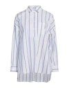 Caliban Woman Shirt White Size 8 Cotton In White