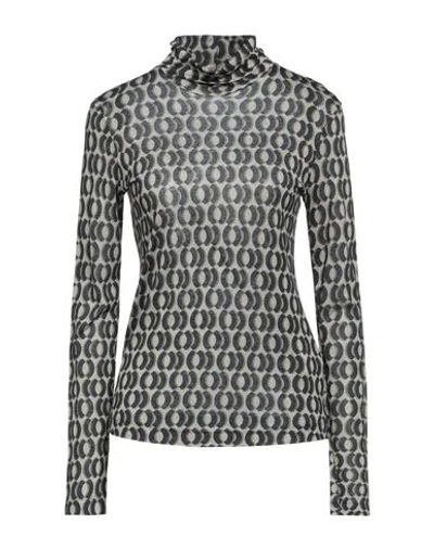 Caliban Woman T-shirt Midnight Blue Size 6 Modal, Wool
