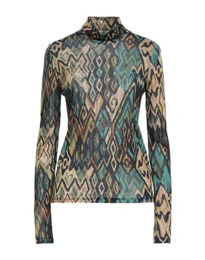 Caliban Woman T-shirt Sand Size 10 Modal, Wool In Beige