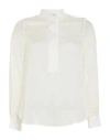 Caliban Woman Top Cream Size 6 Viscose, Wool In White