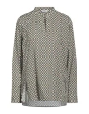 Caliban Woman Top Dark Green Size 4 Cotton, Elastane In Green