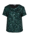 Caliban Woman Top Deep Teal Size 10 Polyester, Elastane In Green