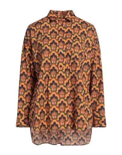 Caliban Woman Top Marigold Size 4 Cotton, Elastane In Yellow