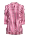 Caliban Woman Top Mauve Size 12 Cotton In Purple