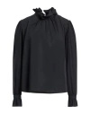 Caliban Woman Top Midnight Blue Size 14 Cotton In Blue