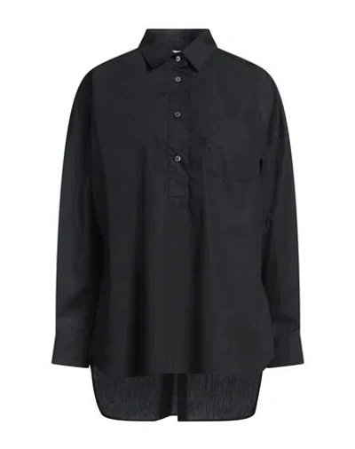 Caliban Woman Top Midnight Blue Size 6 Cotton
