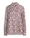 Caliban Woman Top Plum Size 8 Silk In Brown