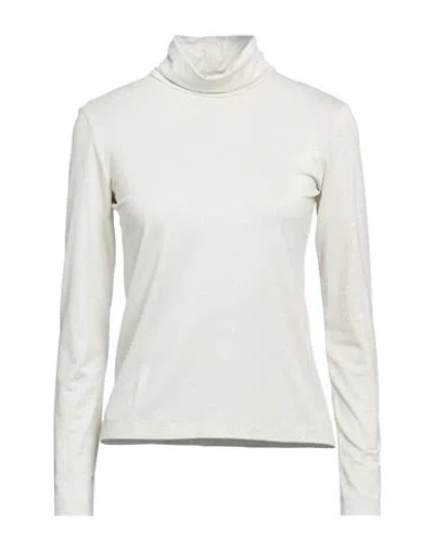 Caliban Woman T-shirt Off White Size 4 Viscose, Metallic Polyester, Polyamide, Elastane