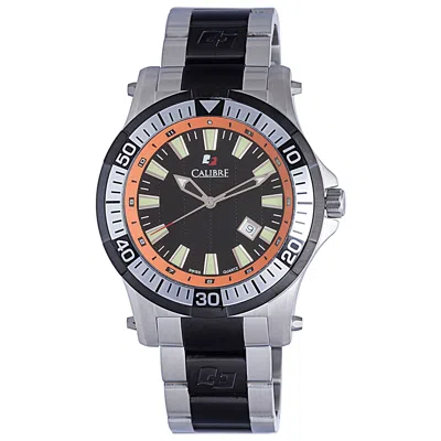 Calibre Hawk Date Men's Watch In Black