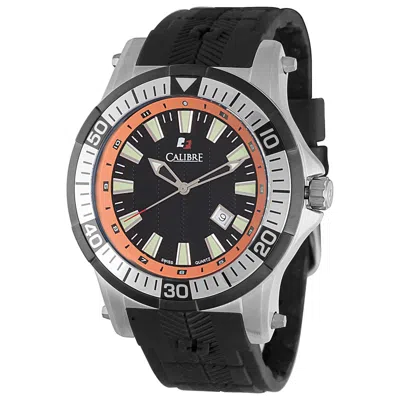 Calibre Hawk Date Men's Watch In Black