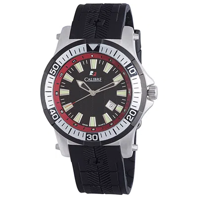 Calibre Hawk Date Men's Watch In Black