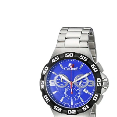 Calibre Lancer Blue Dial Chronograph Men's Watch Sc-5l2-04-003 In Metallic