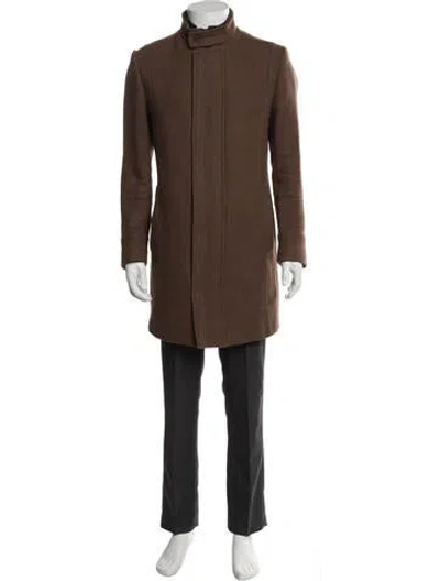 Pre-owned Calibre Overcoat In Brown