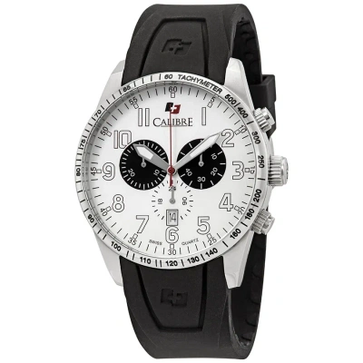 Calibre Recruit Chronograph White Dial Men's Watch Sc-4r4-04-001