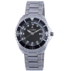 CALIBRE CALIBRE SEA KNIGHT BLACK DIAL MEN'S STAINLESS STEEL WATCH SC-5S2-04-001.7