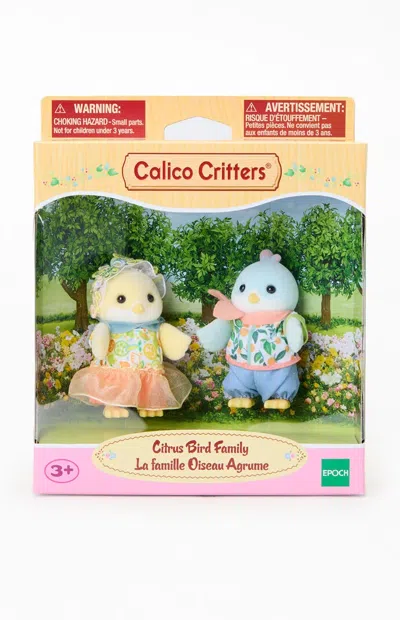 Calico Critters Citrus Bird Family Figures In Assorted In Multi