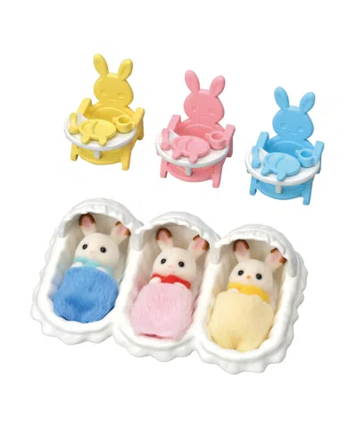 Calico Critters Triplets Care Set, Dollhouse Playset With 3 Figures And Accessories In Assorted