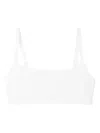 Calida Adjustable-strap Bralette In White