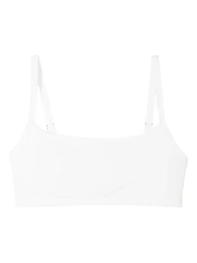 Calida Adjustable-strap Bralette In White