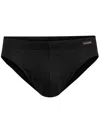 Calida Black Cotton Elastane Slip In Multi