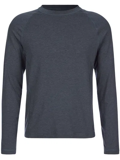 Calida Blue Lyocell Round Neck Shirt