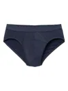 Calida Branded-waistband Briefs In Blue
