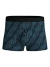 Calida Geometric-pattern Boxers In Blue