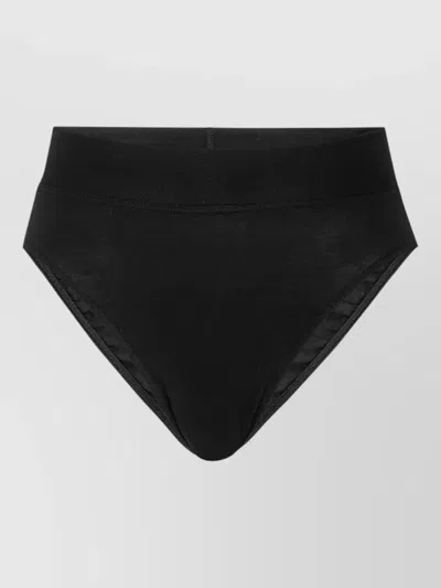 Calida High Waist Seamless Women Underwear Brief In Black