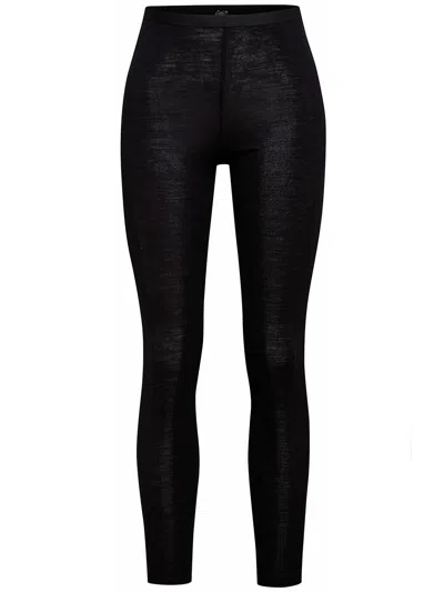 Calida Wool-blend Leggings In Black