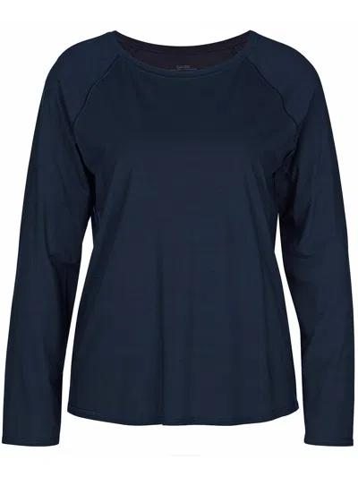 Calida Raglan-sleeves T-shirt In Blue