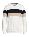 Calida Man Sweatshirt White Size Xl Cotton, Elastane