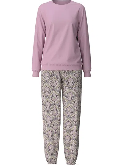 Calida Printed Pajama Set In Multi