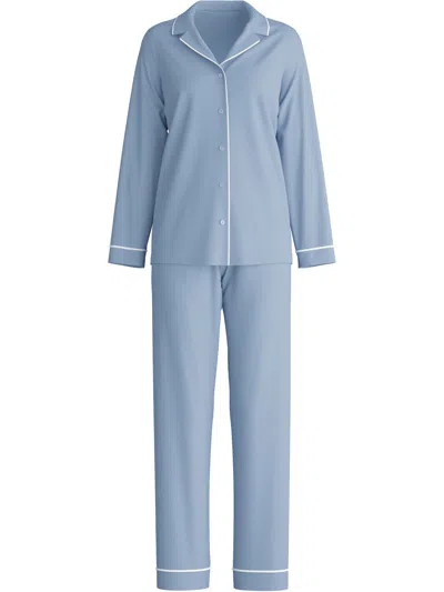 Calida Night Lovers Pyjama Set In Blue