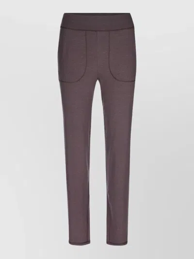 Calida Pants Elastic Waistband Seam Detailing Pockets In Multi